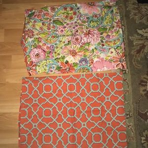 2 large pillow covers